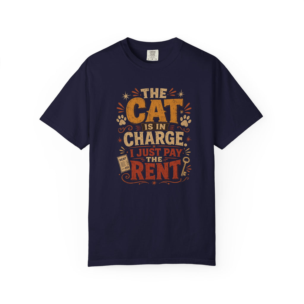The Cat Is in Charge T-Shirt