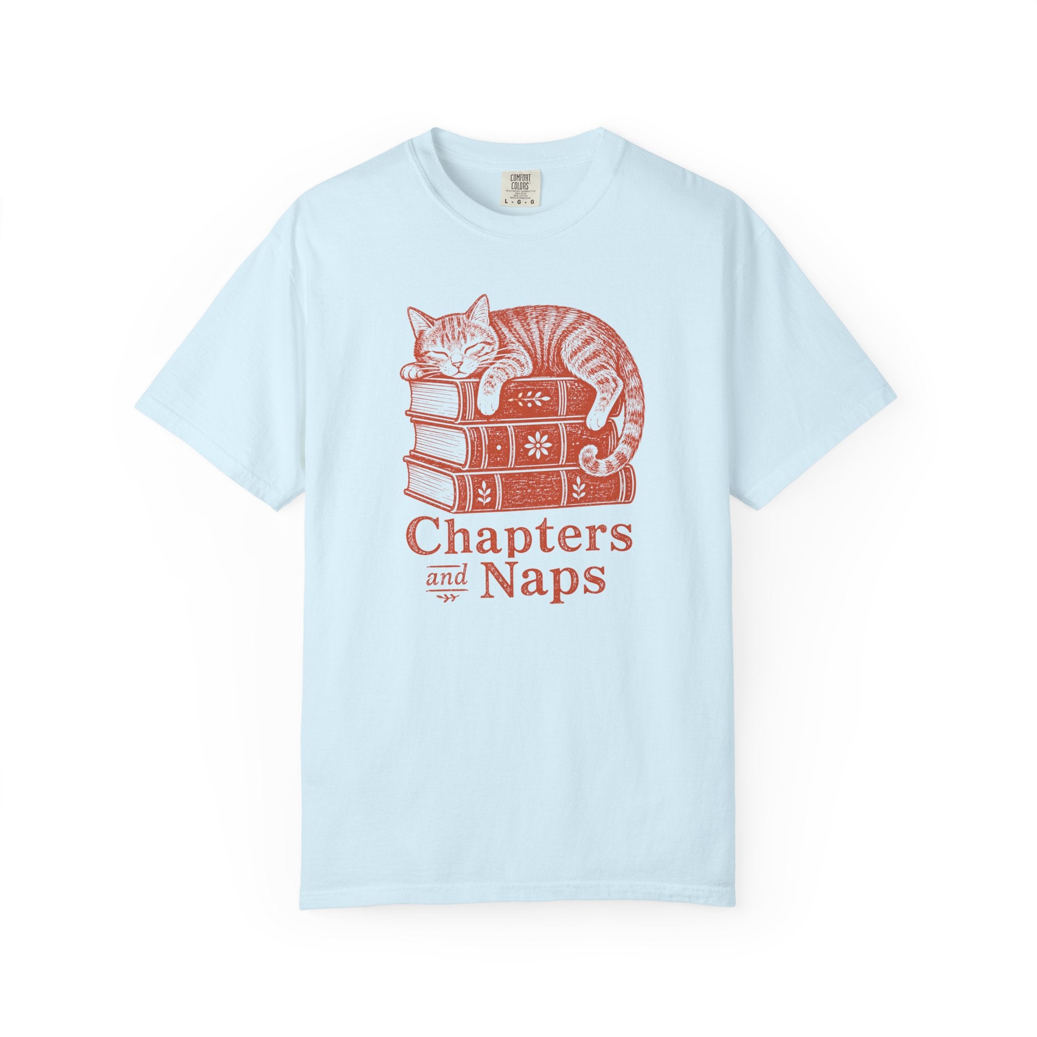Chapters And Naps Cat T-Shirt