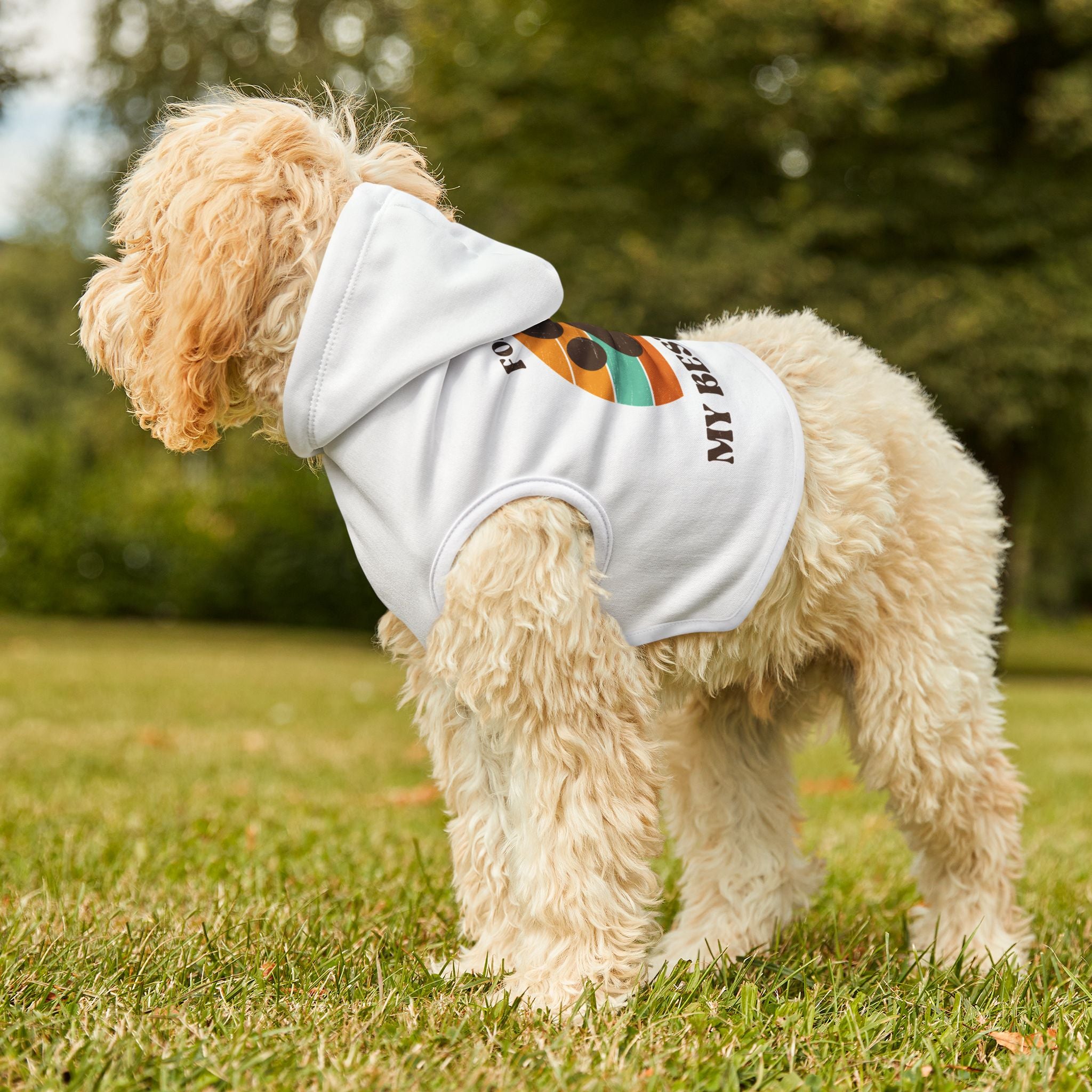 Pet Hoodie — "Forever My Best Friend" Paw Print Dog & Cat Hoodie