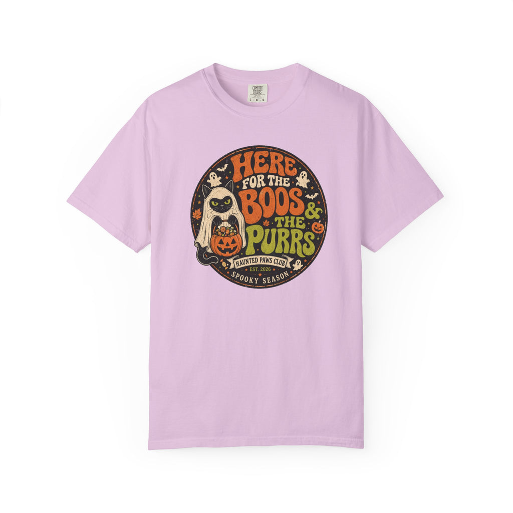 Here For The Boos And Purrs Cat T-Shirt