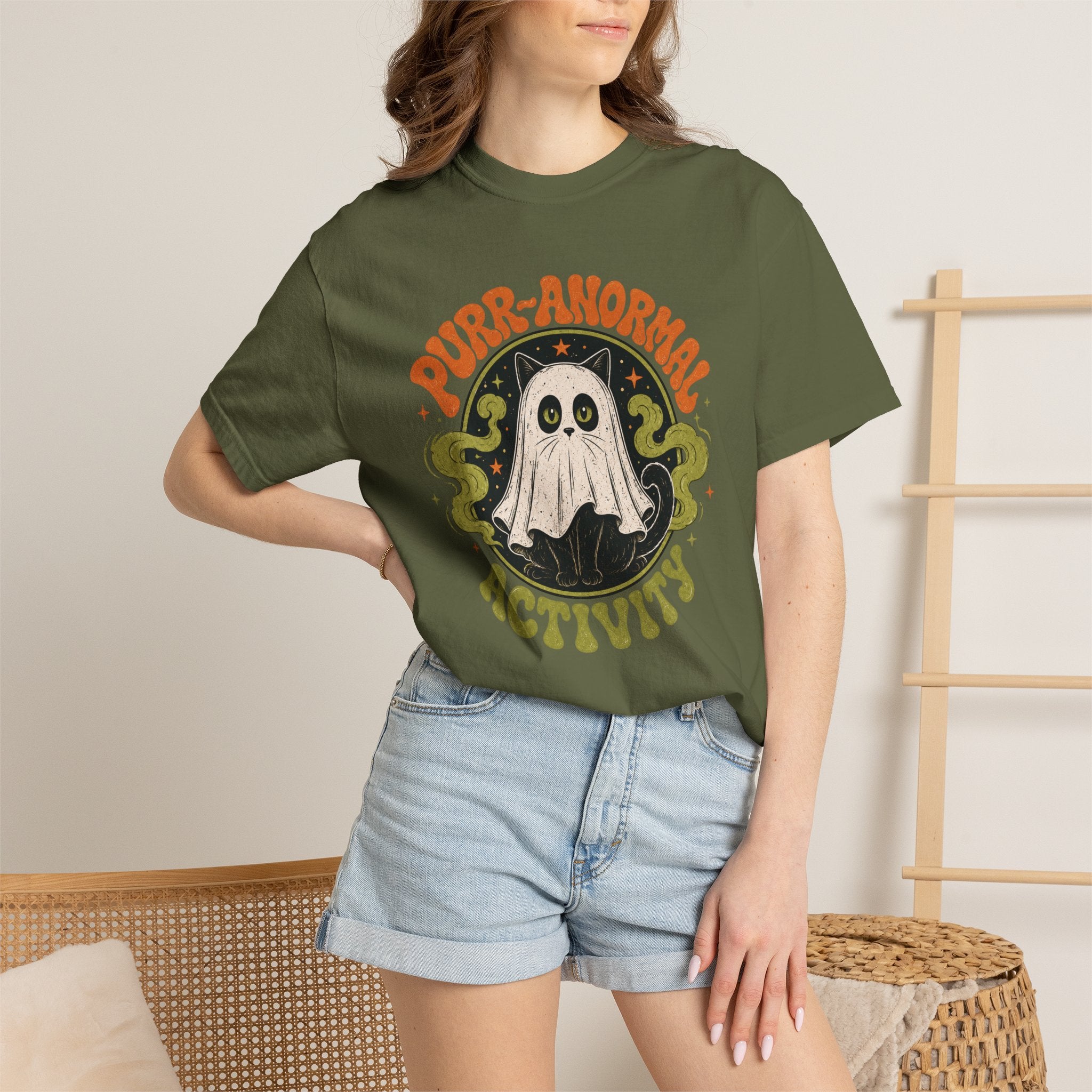 Purr-anormal Activity Cat T-Shirt