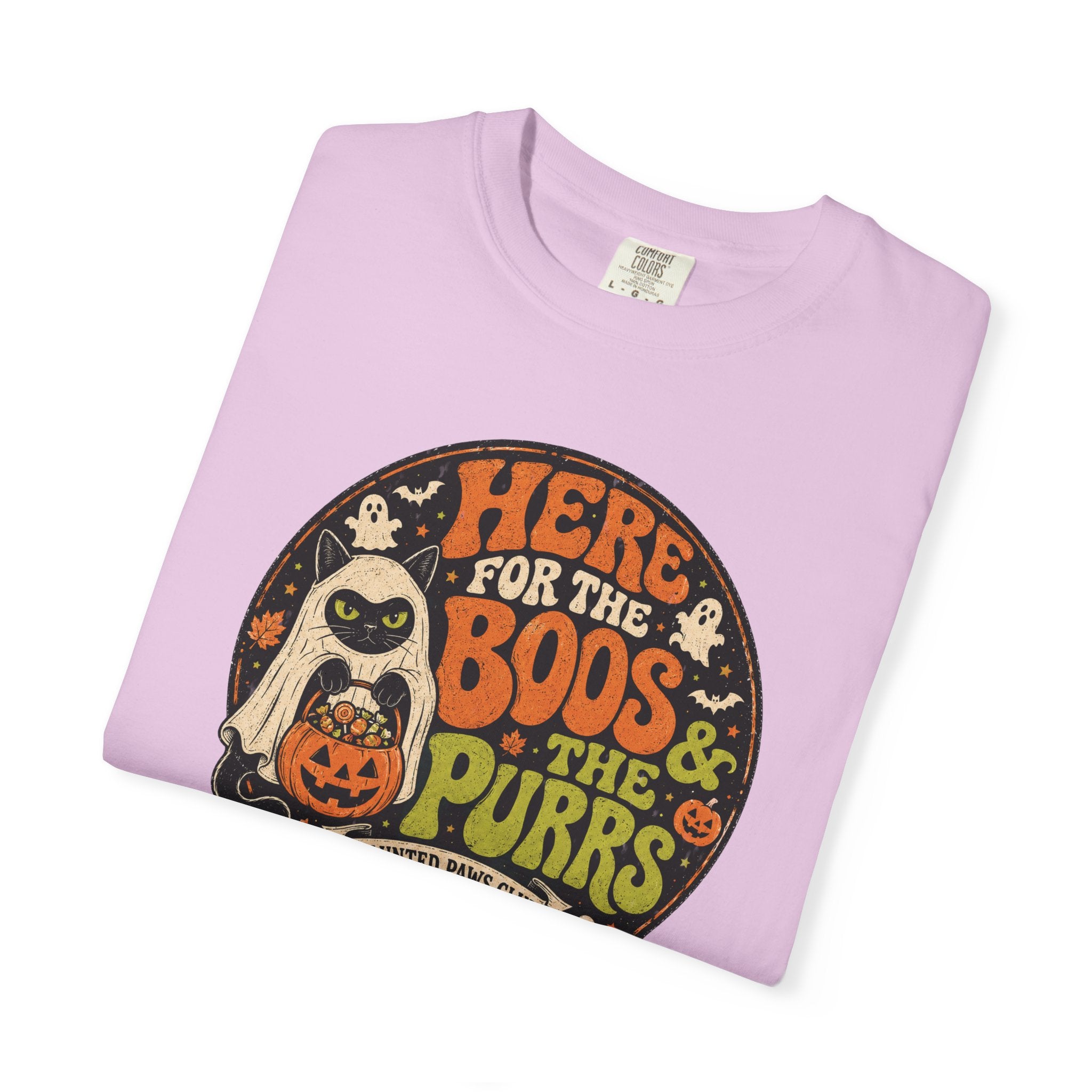 Here For The Boos And Purrs Cat T-Shirt