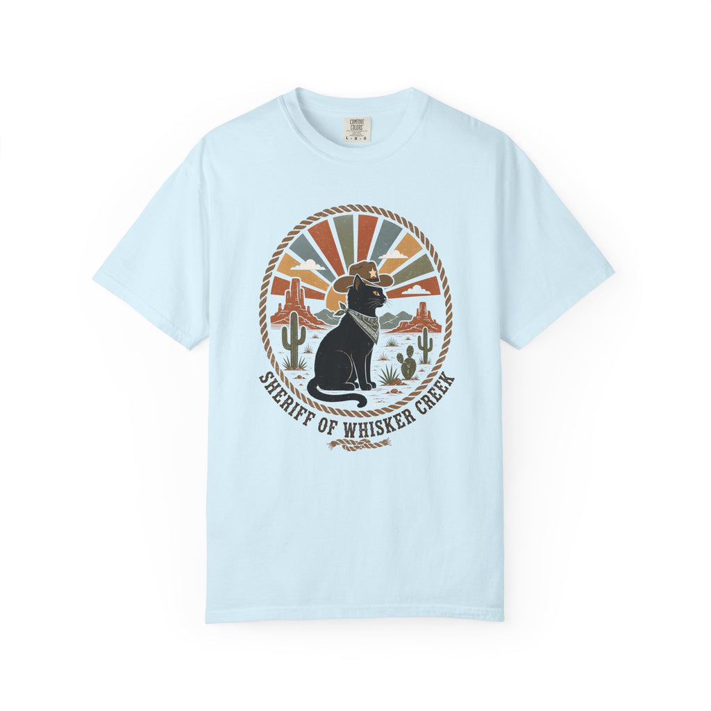 Sheriff Of Whisker Creek Cat T-shirt