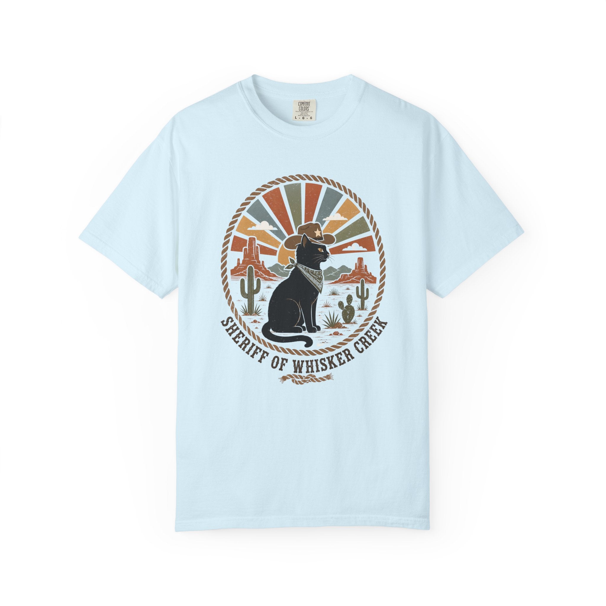Sheriff Of Whisker Creek Cat T-shirt