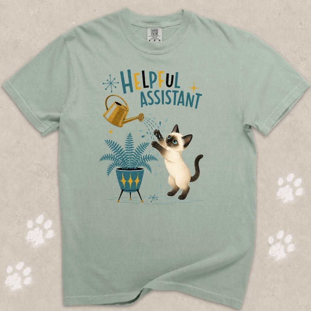 Helpful Assistant Cat T-Shirt