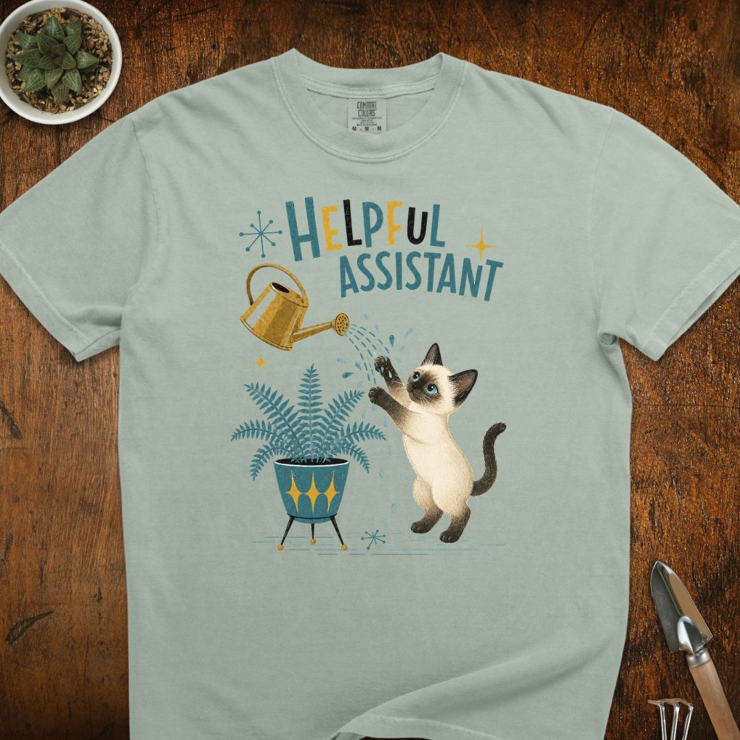Helpful Assistant Cat T-Shirt