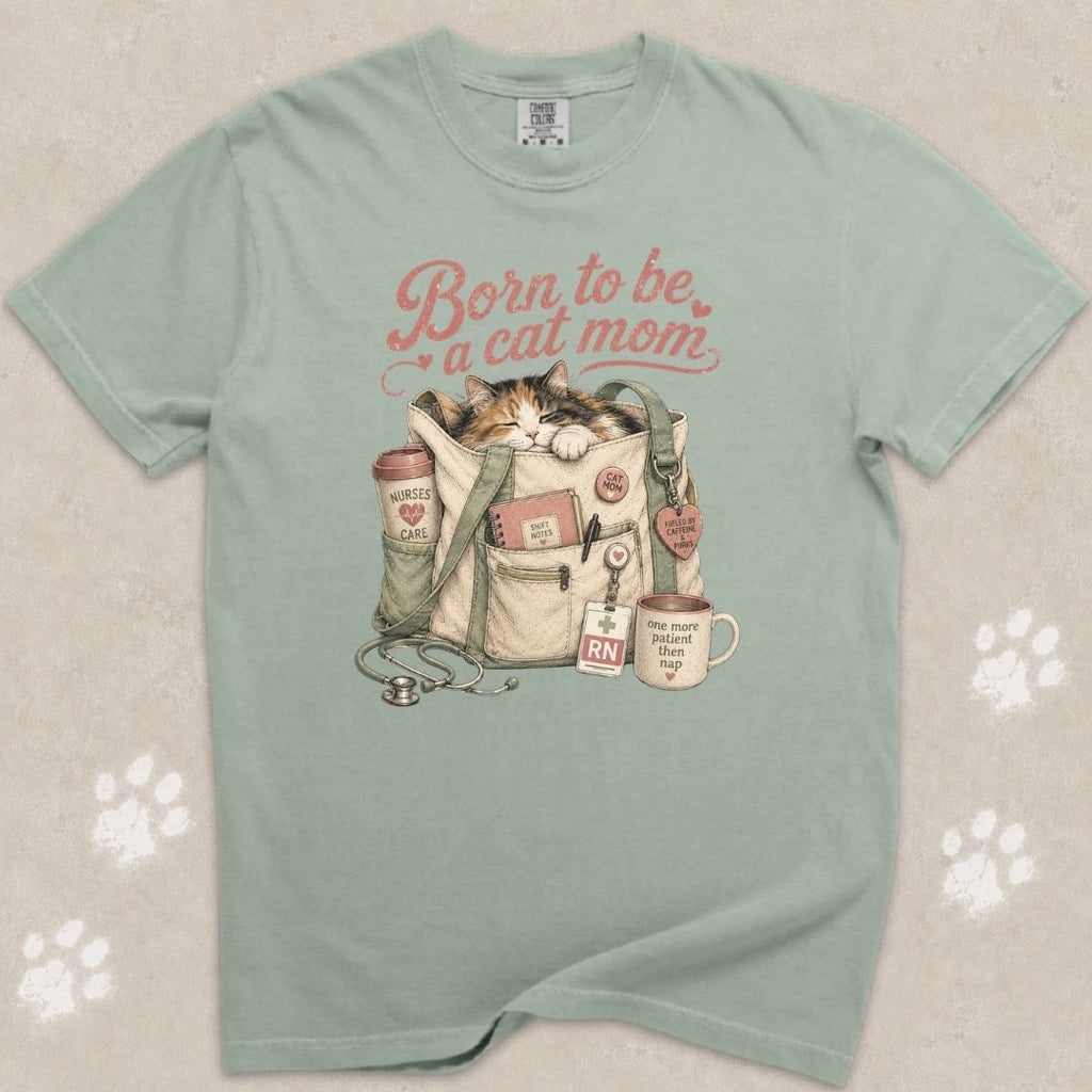 Nurse Cat Mom Cat T-Shirt