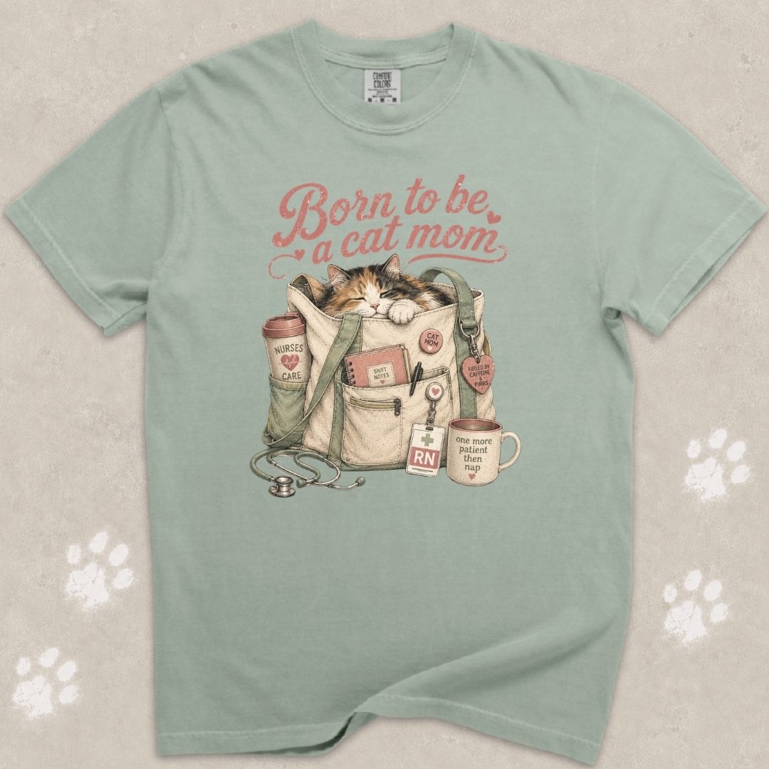Nurse Cat Mom Cat T-Shirt