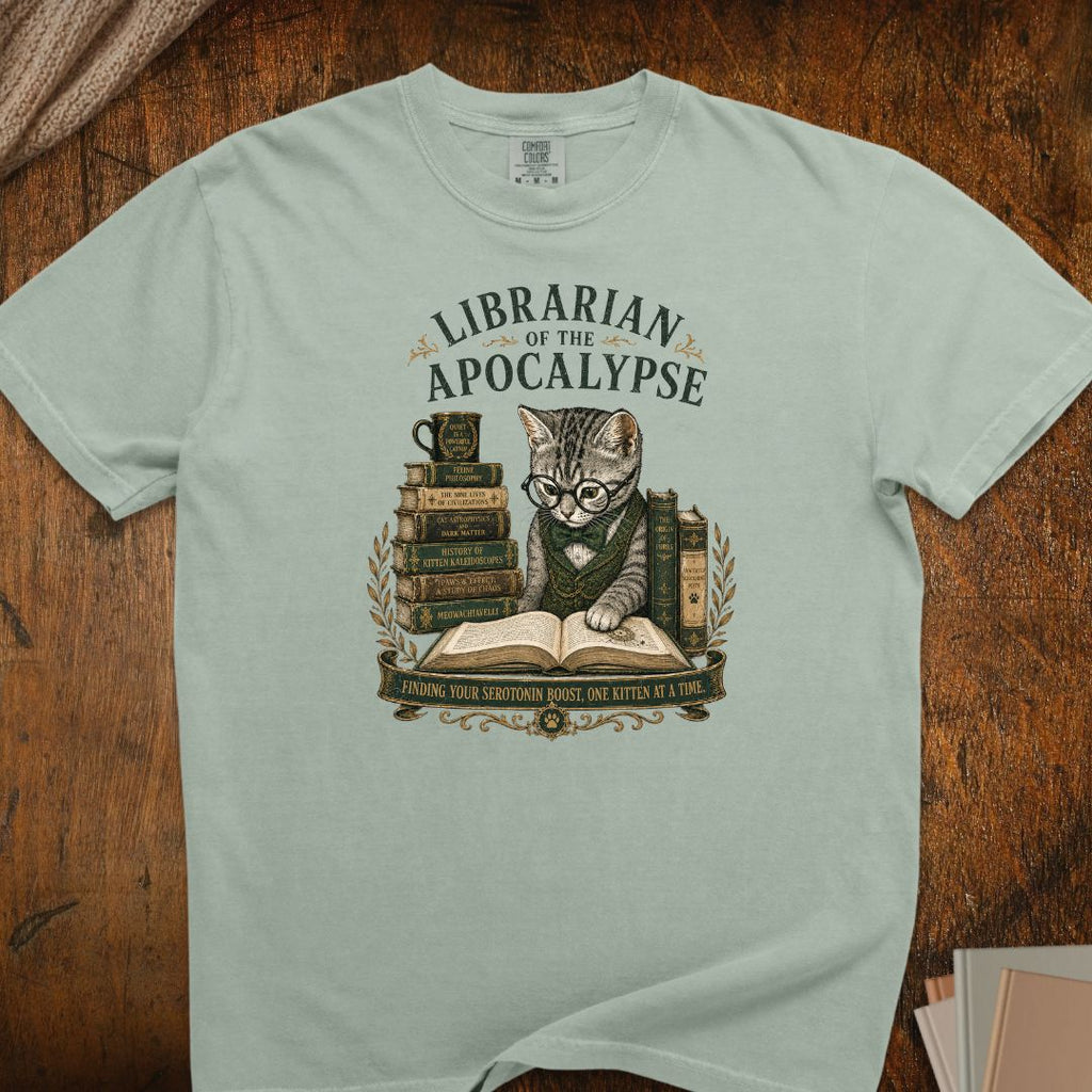 Librarian Cat T-Shirt