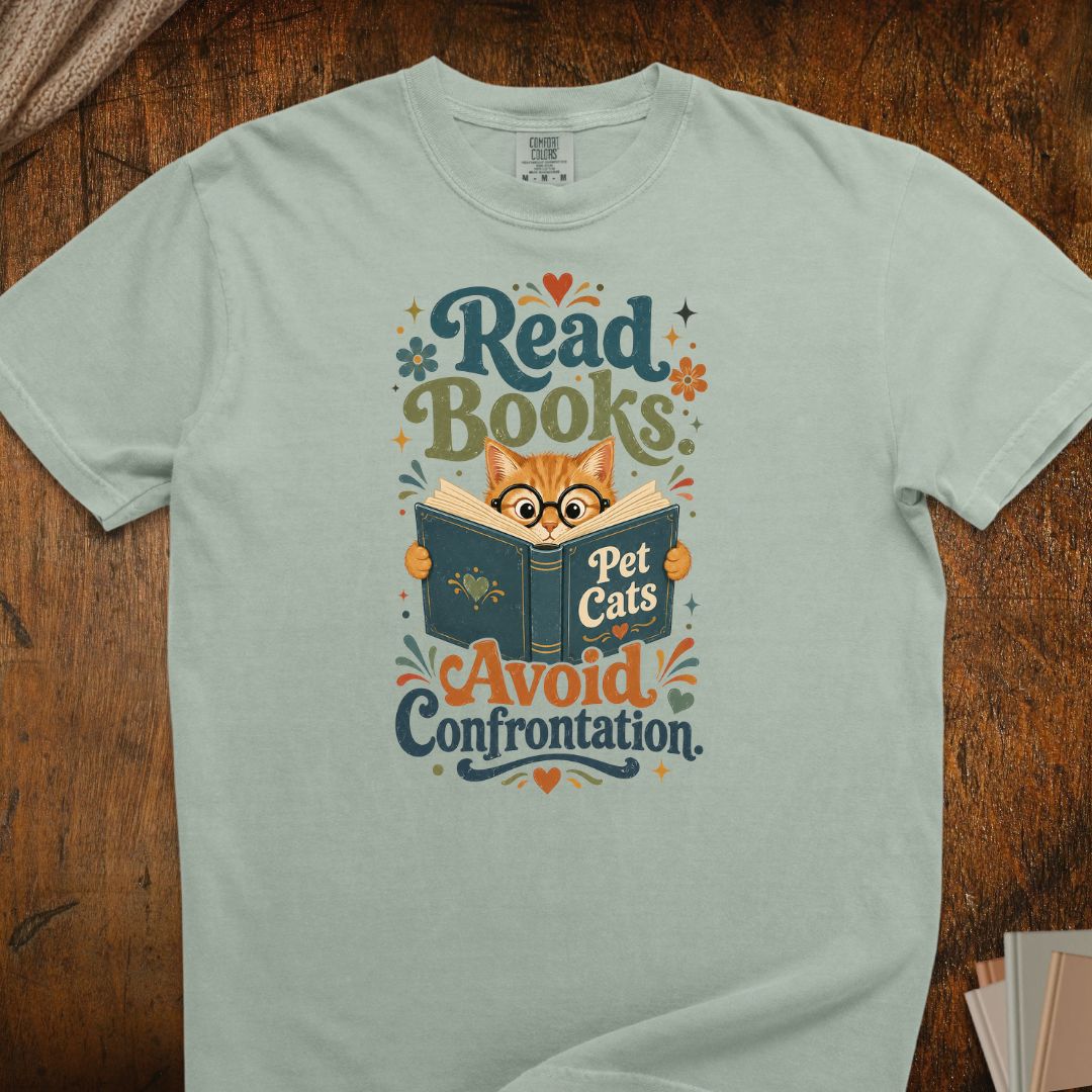 Avoid Confrontation Cat T-Shirt