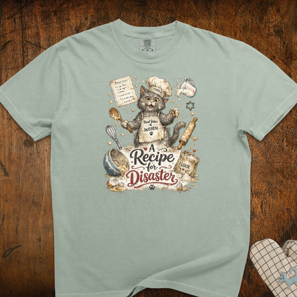 Recipe For Disaster Cat T-Shirt