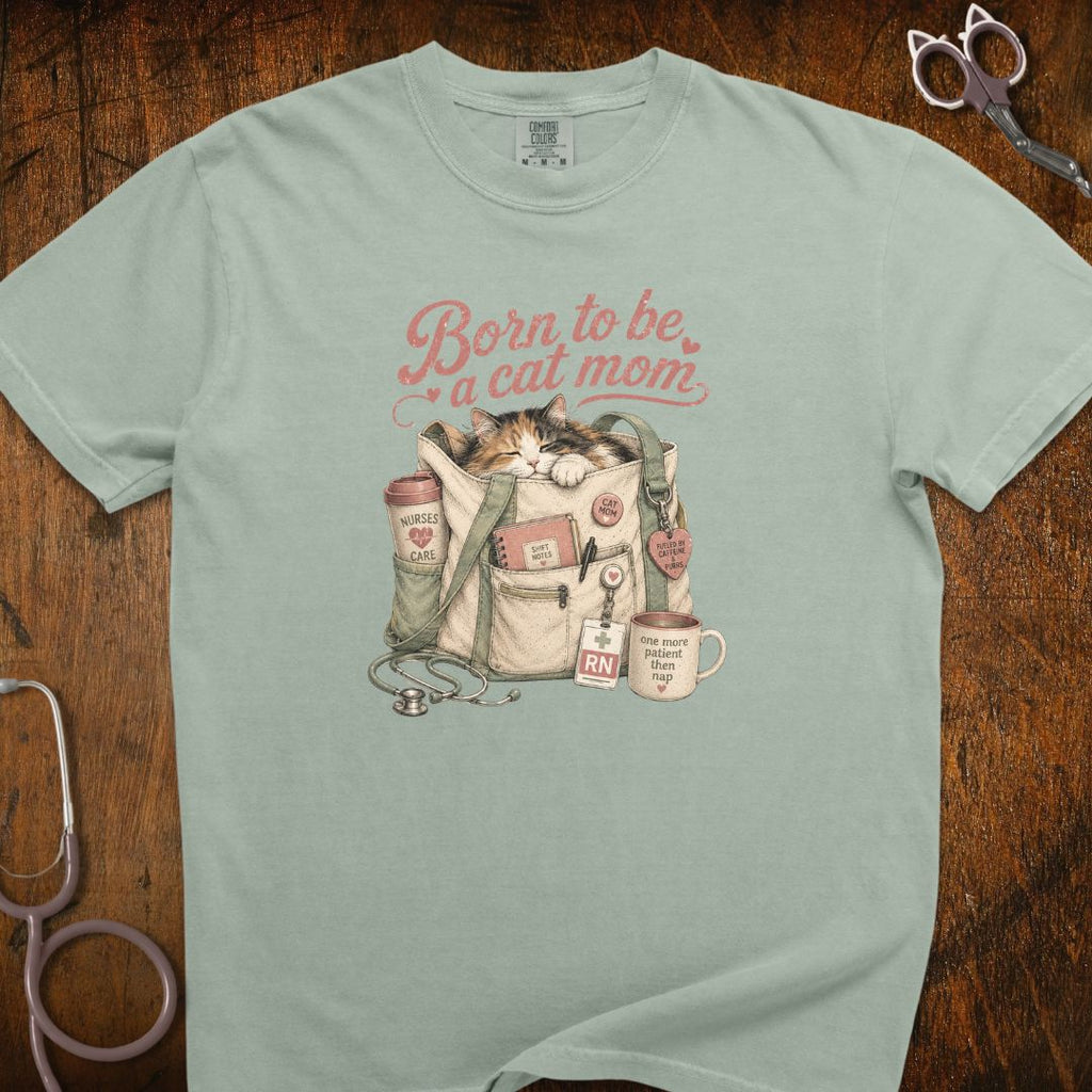 Nurse Cat Mom Cat T-Shirt