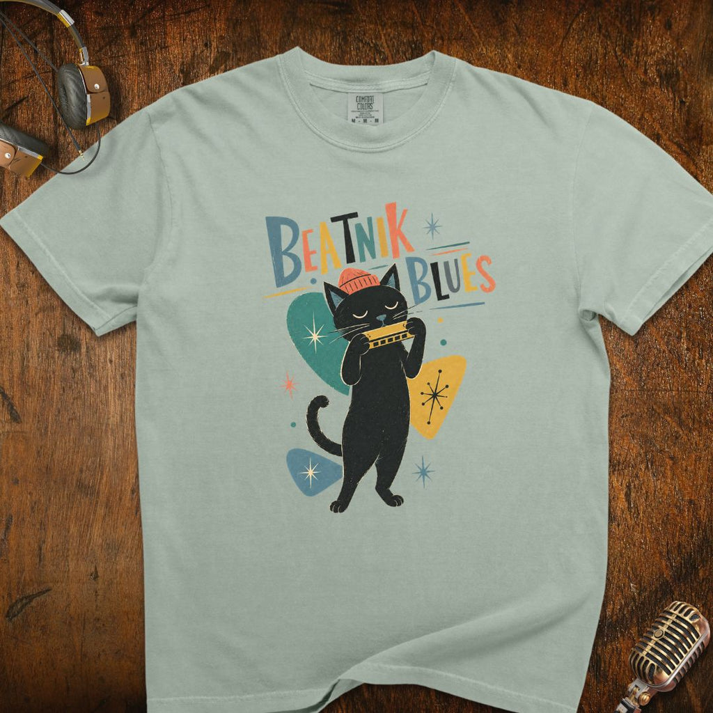 Beatnik Blues Cat T-Shirt