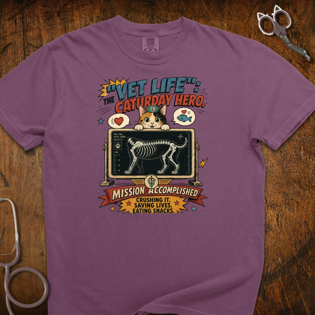 Saving Lives Cat T-Shirt
