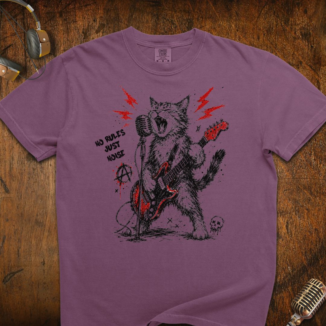 No Rules Just Noise Cat T-Shirt