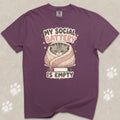 My Social Battery Is Empty Cat T-Shirt