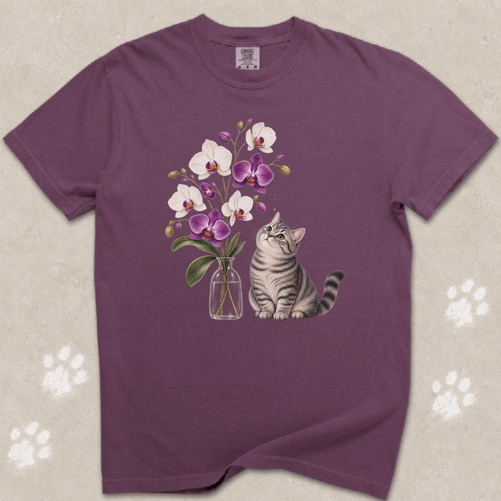 Whispers of Orchid Cat T-Shirt