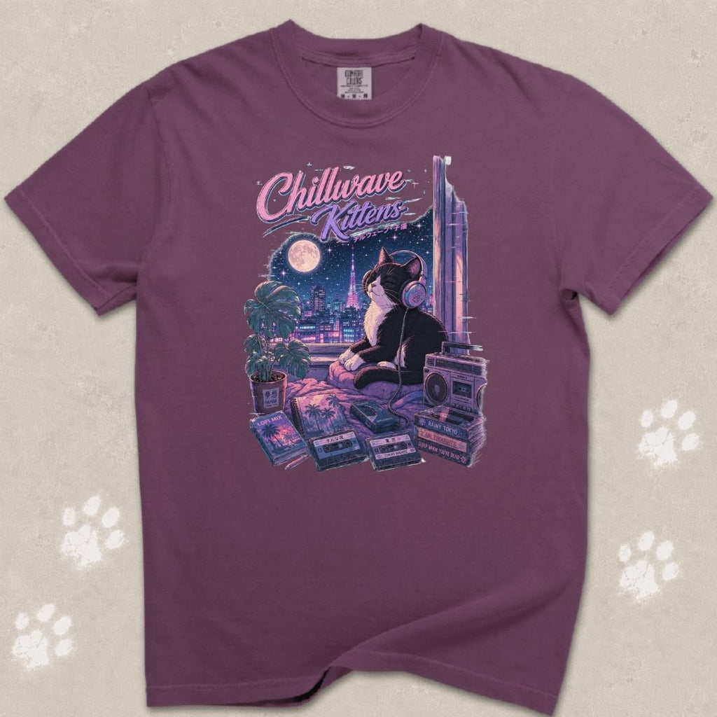 Chill Waves Cat T-Shirt