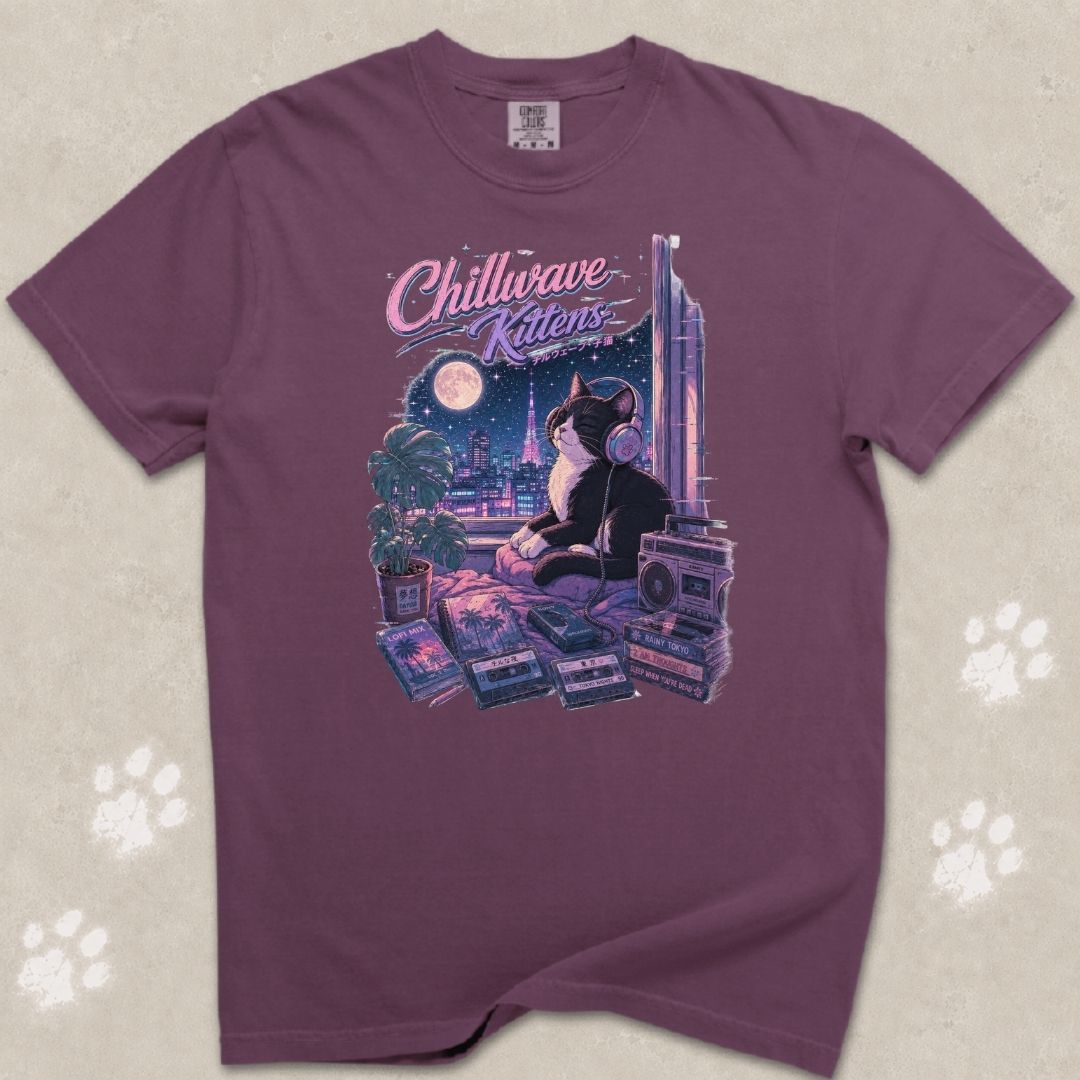 Chill Waves Cat T-Shirt