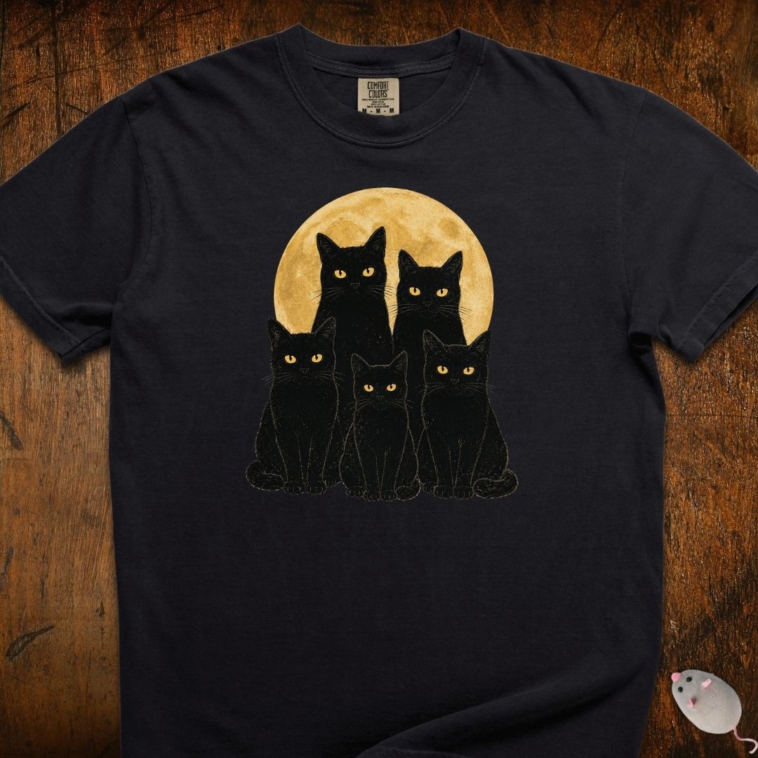 Full Moon Cat T-Shirt