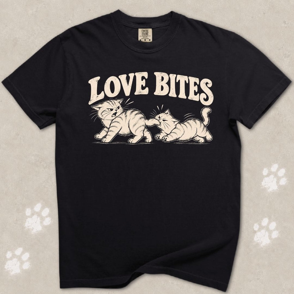 Love Bites Cat T-Shirt