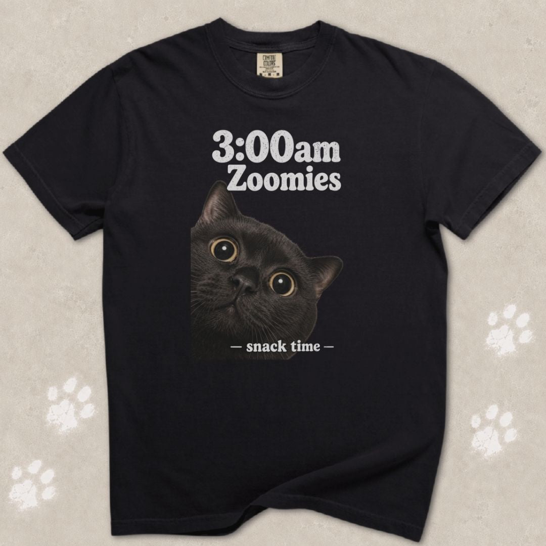 3:00 am Zoomies Cat T-Shirt