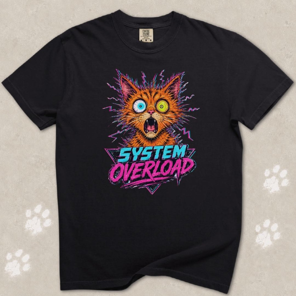 System Overload Cat T-Shirt
