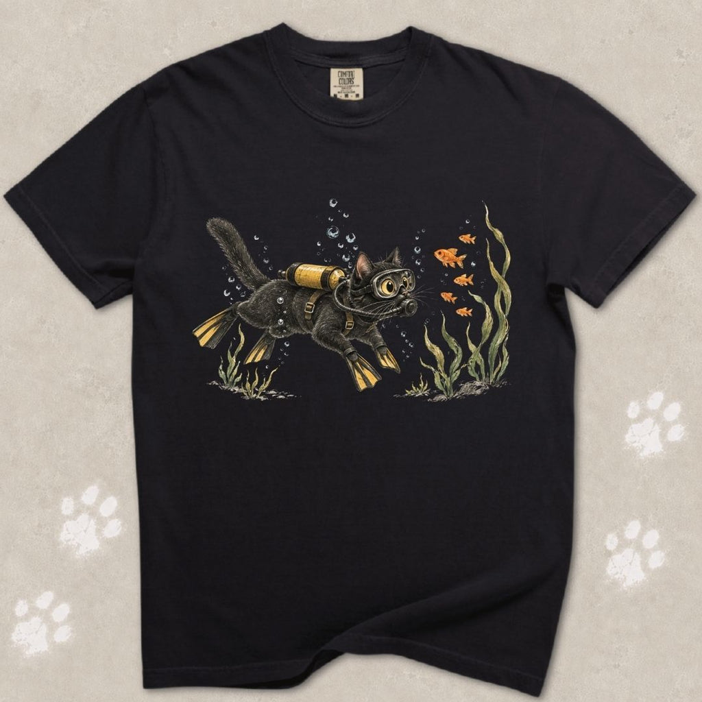 Scuba Cat T-Shirt