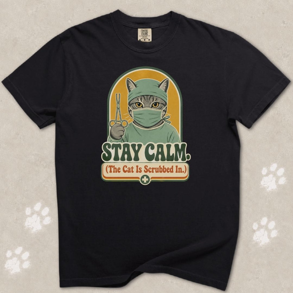 Stay Calm Cat T-Shirt