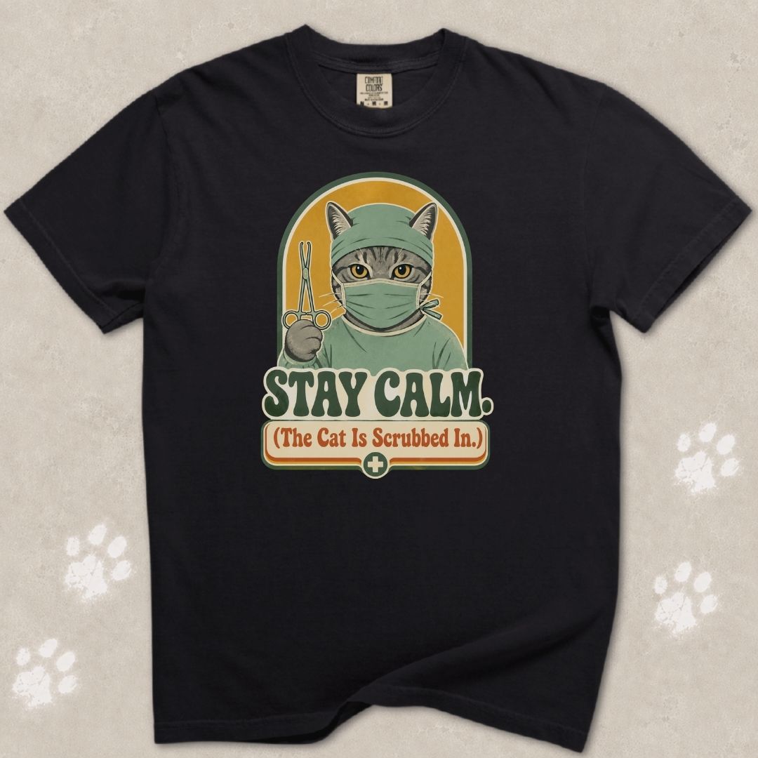 Stay Calm Cat T-Shirt