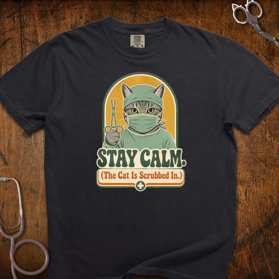 Stay Calm Cat T-Shirt