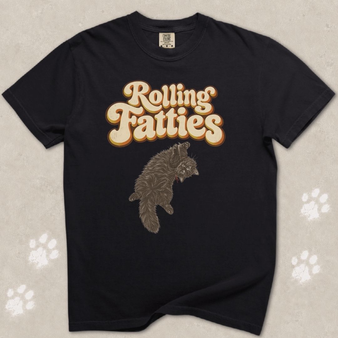 Rolling Fatties Cat T-Shirt