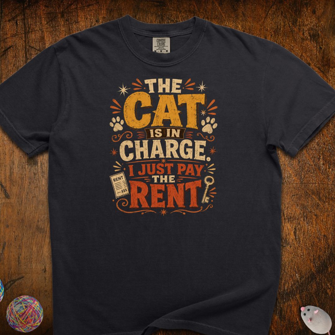The Cat Is in Charge T-Shirt