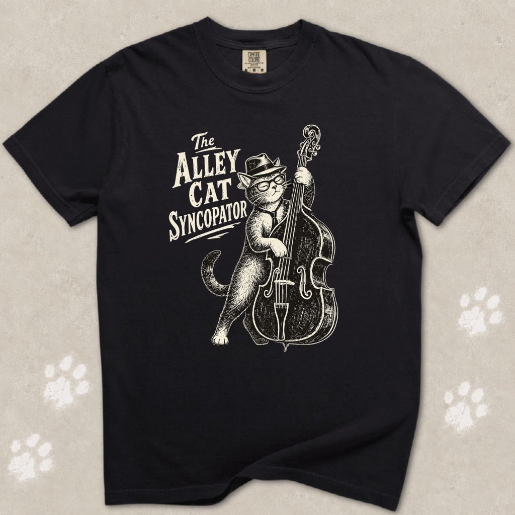 The Alley Cat Syncopator Cat T-Shirt
