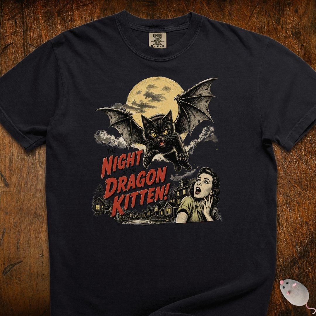 Night Dragon Kitten T-Shirt