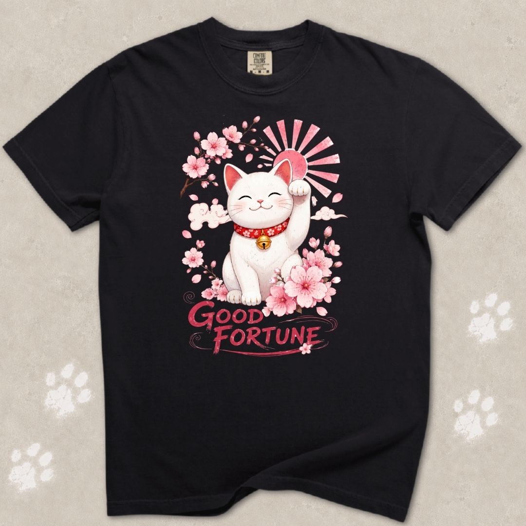 Good Fortune Cat T-Shirt
