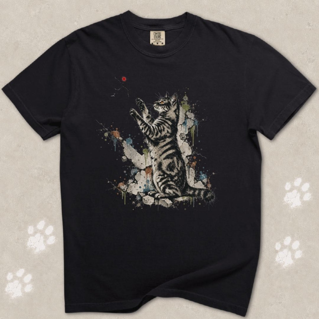 Red Dot Laser Cat T-Shirt