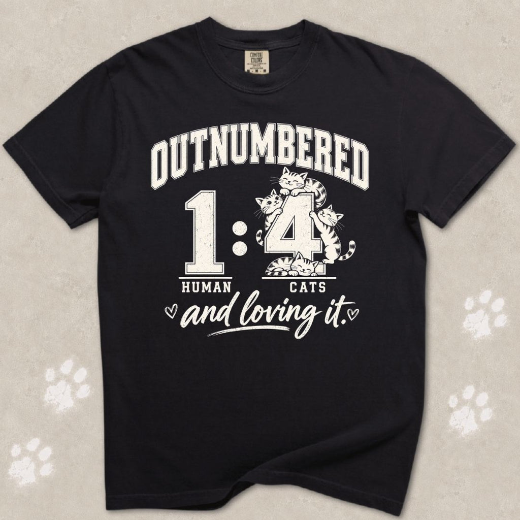Outnumbered Cat T-Shirt