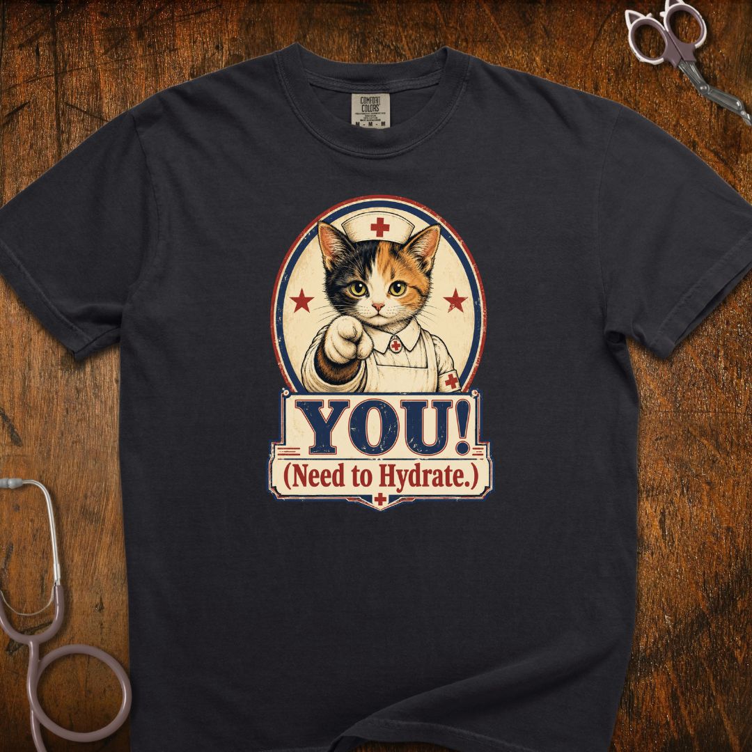 You Need To Hydrate Cat T-Shirt