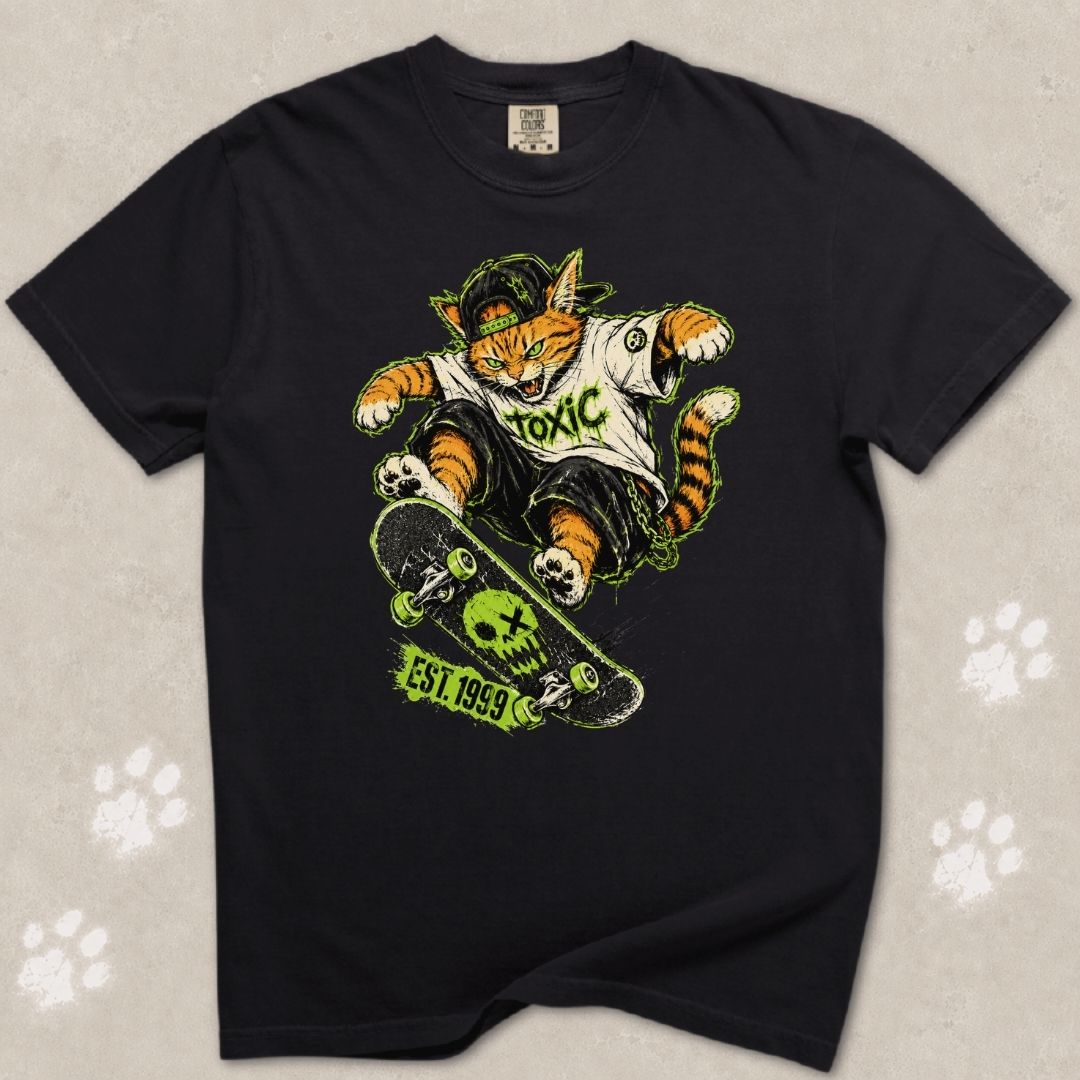 90s Skater Cat T-Shirt