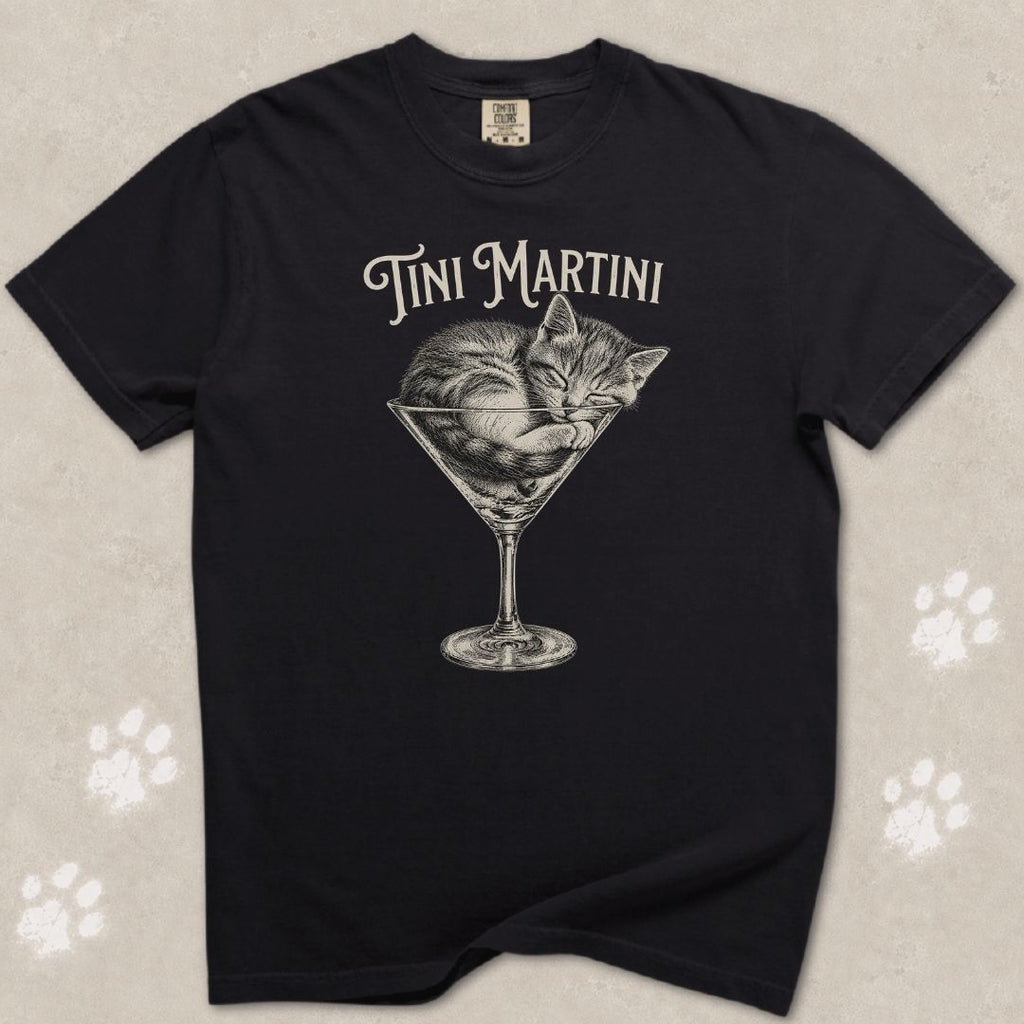 Tini Martini Kitten T-Shirt