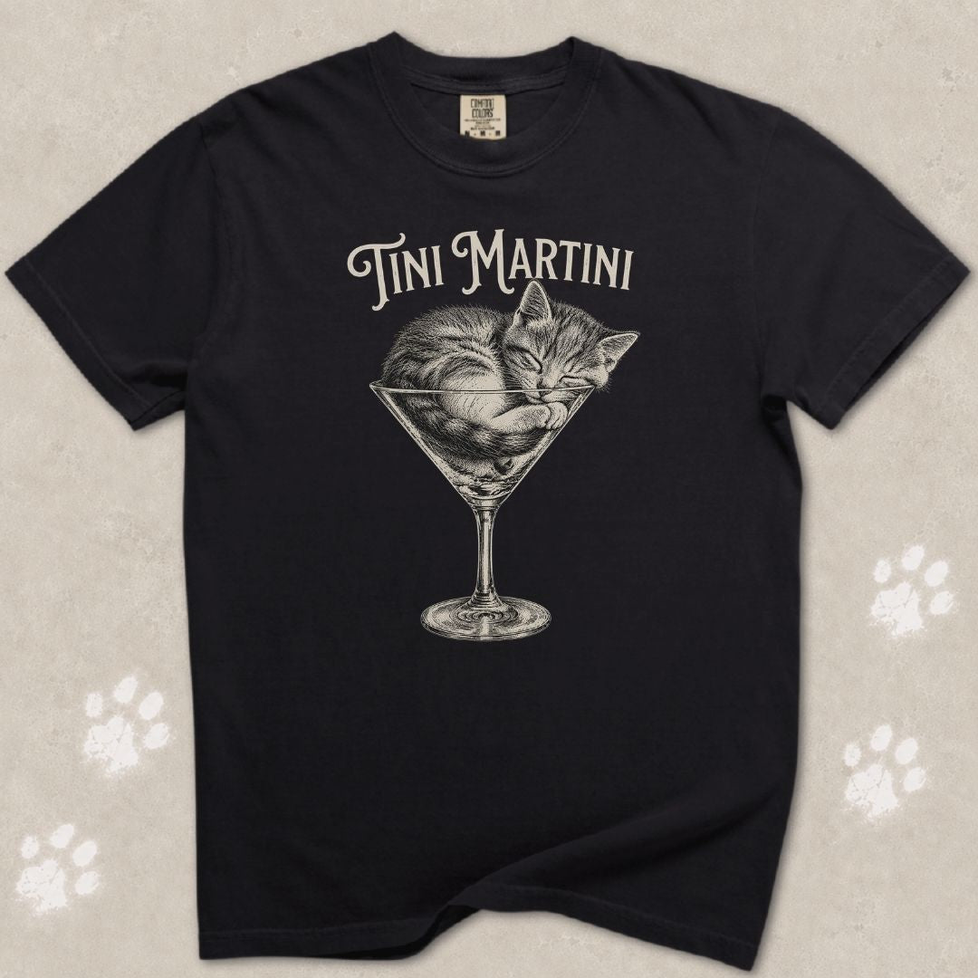 Tini Martini Kitten T-Shirt