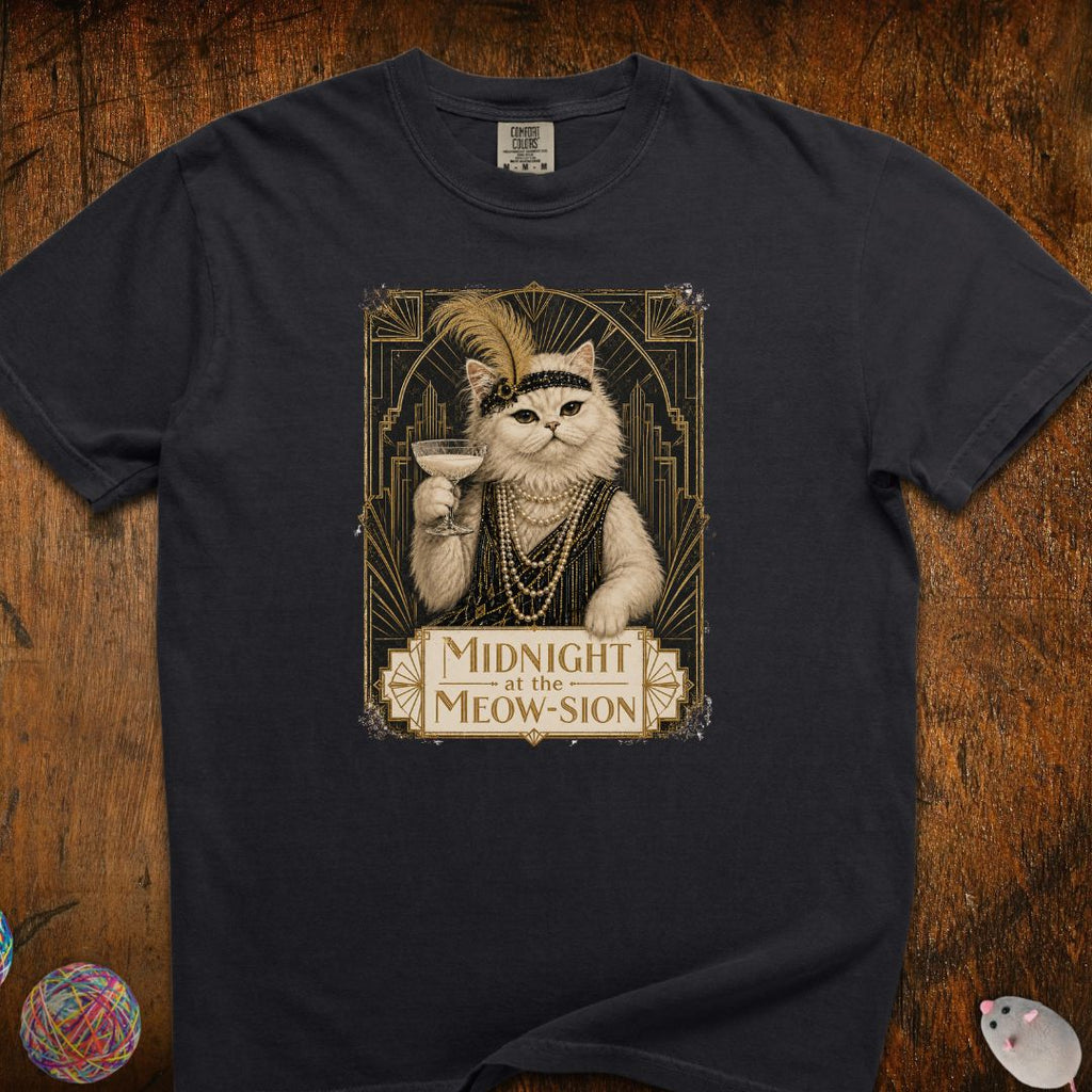 Midnight At The Show Cat T-Shirt