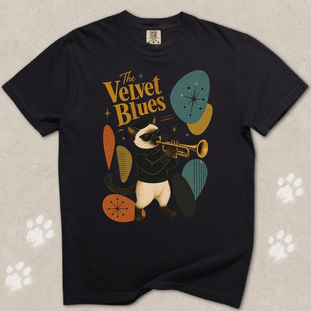 The Velvet Blues Cat T-Shirt