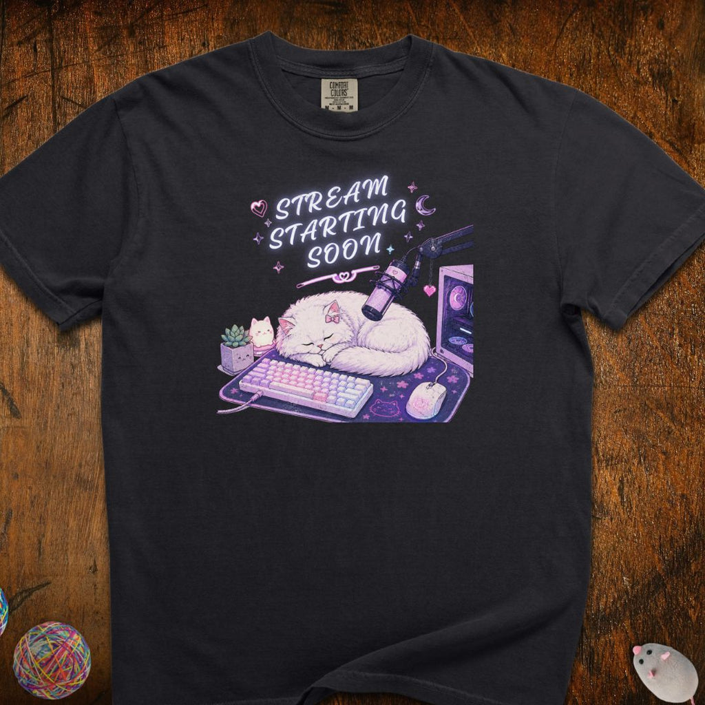Stream Starting Soon Cat T-Shirt