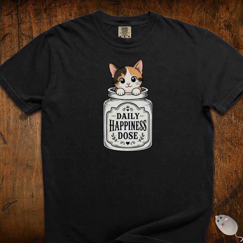 Daily Happiness Calico T-Shirt