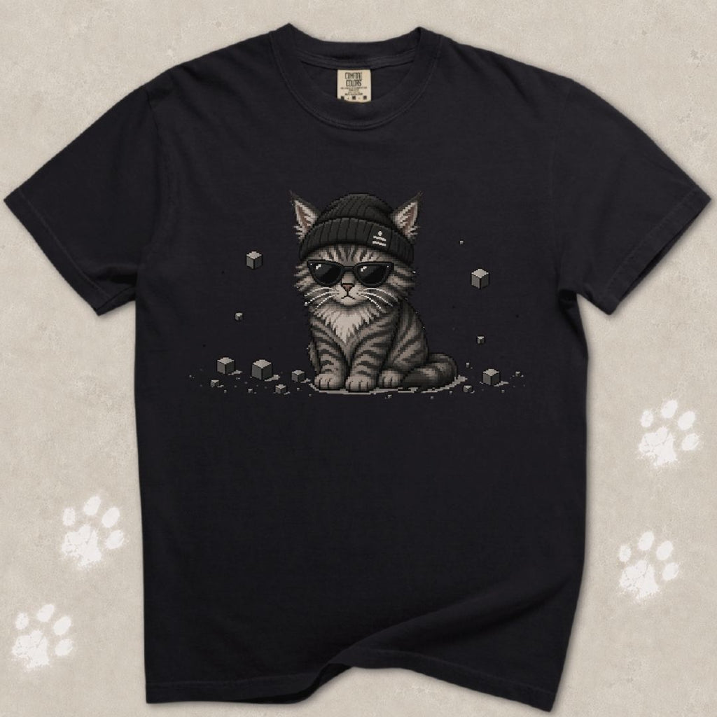 8-Bit Attitude Cat T-Shirt