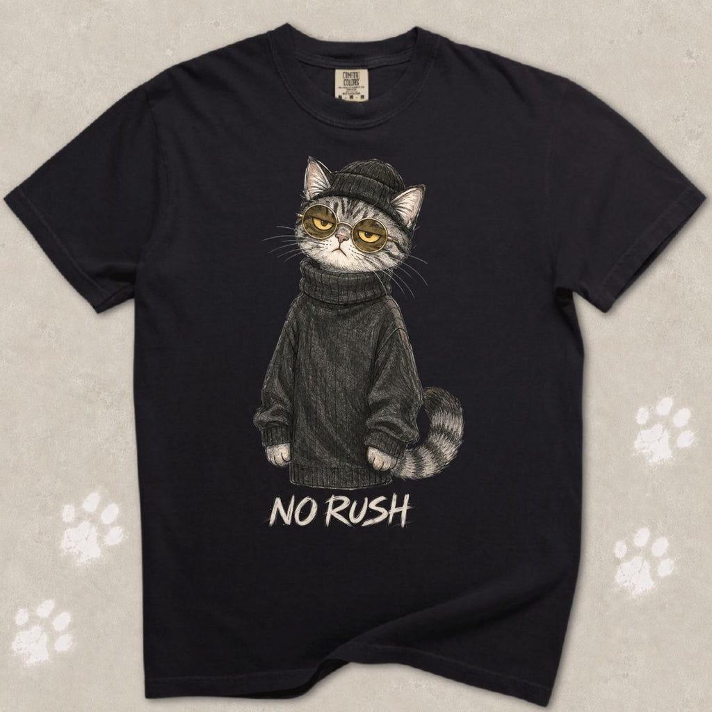 No Rush Cat T-Shirt