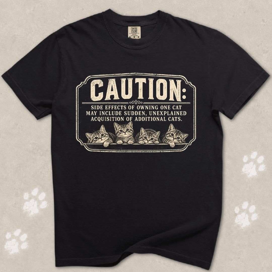 Caution Cat T-Shirt