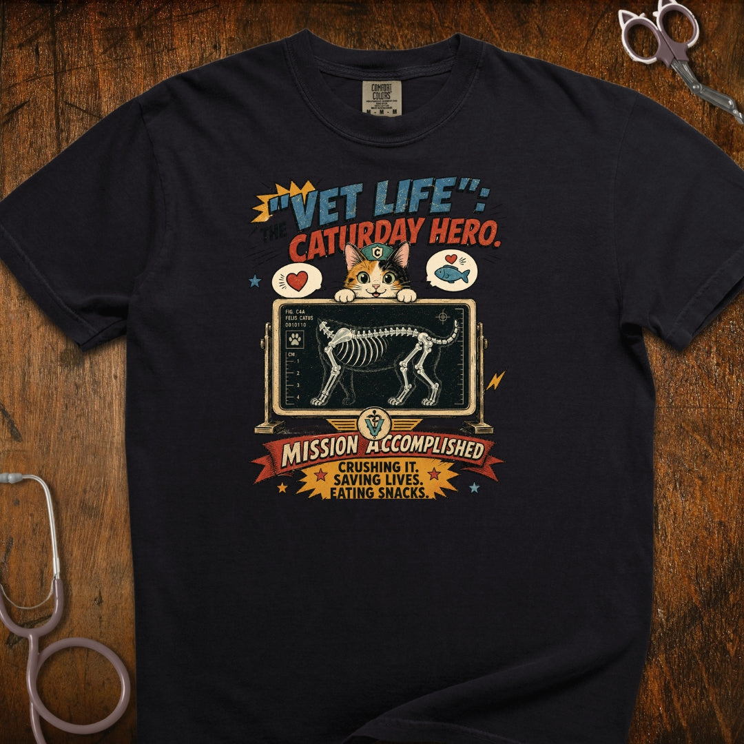 Saving Lives Cat T-Shirt